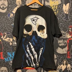 Famous Stars and Straps Big Skull Mask Shirt